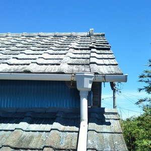 御前崎市｜台風の後の屋根瓦の修理施工例