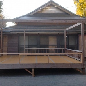 駒形神社　豆まき用舞台の組み立て工事　２０２６年２月