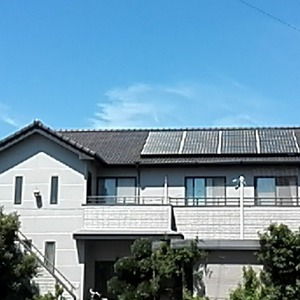 御前崎市　住宅　太陽光ソーラーパネル設置工事　パナソニック　HIT