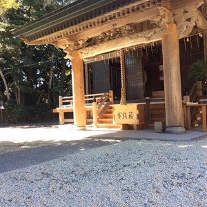 御前崎市　神社　賽銭箱制作　施工事例